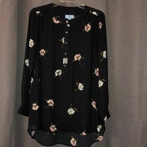 Cece dress tunic style floral print